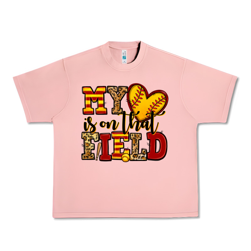 My Heart Is On That Field Softball Urban Heavy Tee by Jasminsmagicworld | Teevron