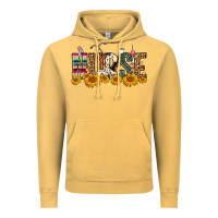 Vintage Mustard Western Nurse Sunflower Vintage Hoodie - FaDigitalArtStudio