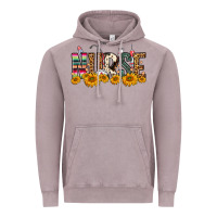 Vintage Zinc Western Nurse Sunflower Vintage Hoodie - FaDigitalArtStudio