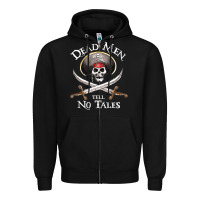 Black Dead Men Tell No Tales Funny Gifts Boy Girl Zipper Hoodie - maiPhamDesign