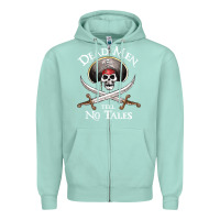 Seafoam Dead Men Tell No Tales Funny Gifts Boy Girl Zipper Hoodie - maiPhamDesign