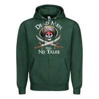 Sports Green Dead Men Tell No Tales Funny Gifts Boy Girl Zipper Hoodie - maiPhamDesign