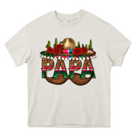Cream Papa Heavy Core Tee - texasbilliewilder