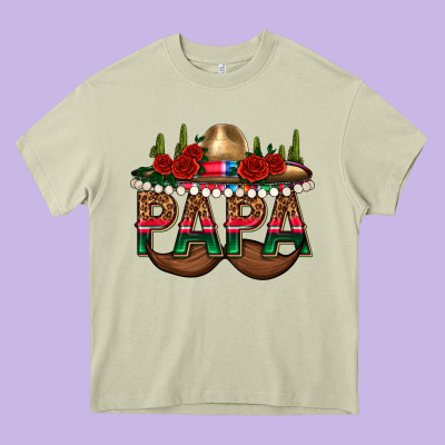 Papa Heavy Core Tee Designed By Texasbilliewilder