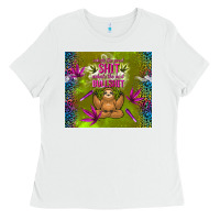 White inhale the good shit exhale the bad bullshit Ladies Tee - TumblerDesignByShophia