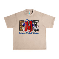 French Oak emt emergency medical technician Urban Heavy Tee - OliviaCreatesArt