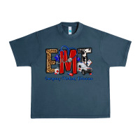 Midnight Navy emt emergency medical technician Urban Heavy Tee - OliviaCreatesArt