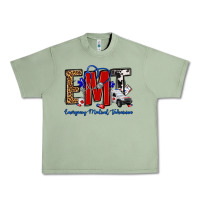 Oil Green emt emergency medical technician Urban Heavy Tee - OliviaCreatesArt