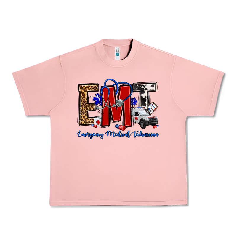 Emt Emergency Medical Technician Urban Heavy Tee by OliviaCreatesArt | Teevron