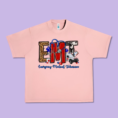 Emt Emergency Medical Technician Urban Heavy Tee Designed By Oliviacreatesart