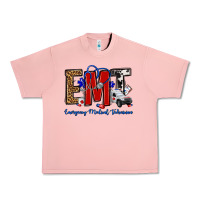 Salmon emt emergency medical technician Urban Heavy Tee - OliviaCreatesArt