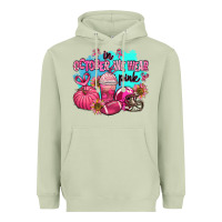 Matcha in october we wear pink american football Heavyweight Hoodie - AdoDesignShop