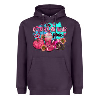 Plum in october we wear pink american football Heavyweight Hoodie - AdoDesignShop