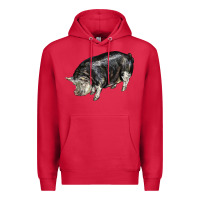 Cardinal poland china pig Premium Hoodie - LillyAllenDesigns