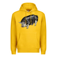 Lemon poland china pig Premium Hoodie - LillyAllenDesigns