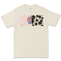 Bone gothic girl and colorful girl best friends with Premium Tee - TumblerDesignByShophia