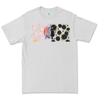 Gothic Girl And Colorful Girl Best Friends With Premium Tee | Teevron