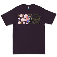 Plum gothic girl and colorful girl best friends with Premium Tee - TumblerDesignByShophia
