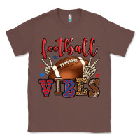 Chestnut Football vibes red and blue Classic Tee - HowdyJamesFarm