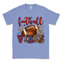Colony Blue Football vibes red and blue Classic Tee - HowdyJamesFarm