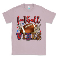 Lilac Football vibes red and blue Classic Tee - HowdyJamesFarm