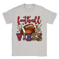 Moon Dust Football vibes red and blue Classic Tee - HowdyJamesFarm