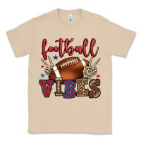 Mushroom Football vibes red and blue Classic Tee - HowdyJamesFarm