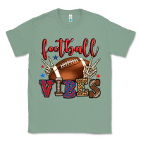 Sage Football vibes red and blue Classic Tee - HowdyJamesFarm