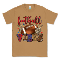 Toasted Coconut Football vibes red and blue Classic Tee - HowdyJamesFarm