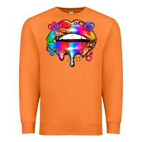 Carrot pride lips Premium Sweatshirt - AdoDesignShop