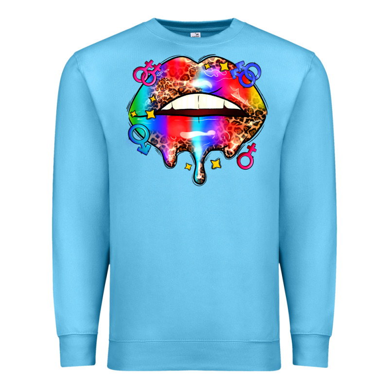 Pride Lips Premium Sweatshirt by AdoDesignShop | Teevron