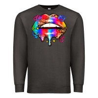 Smoke pride lips Premium Sweatshirt - AdoDesignShop