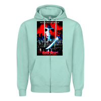 Seafoam Vintage Classic  Horror film Art Characters Mens Womens Zipper Hoodie - maiPhamDesign