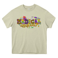 Mossy MA Medical Assistant Mardi Gras Heavy Core Tee - NancyCooperArtShop