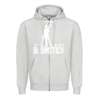 Dove Grey this is my boomstick shotgun chainsaw dead evil halloween tank top Zipper Hoodie - maiPhamDesign