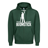 Sports Green this is my boomstick shotgun chainsaw dead evil halloween tank top Zipper Hoodie - maiPhamDesign
