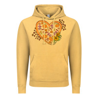Vintage Mustard Western Autumn Heart Vintage Hoodie - FaDigitalArtStudio