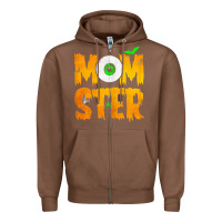Chestnut womens momster tshirt halloween scary costume mom t shirt Zipper Hoodie - maiPhamDesign