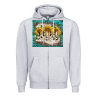 Heather Grey western mother's day mimi  tumbler Zipper Hoodie - BarkalooDesign