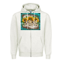 Oatmeal Heather western mother's day mimi  tumbler Zipper Hoodie - BarkalooDesign