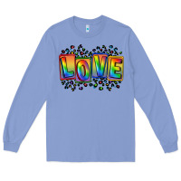 Colony Blue Love pride Long Sleeve Tee - FaDigitalArtStudio