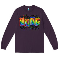 Plum Love pride Long Sleeve Tee - FaDigitalArtStudio