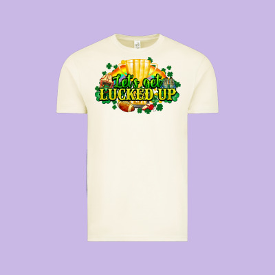 St. Patrick's Day American Football Vintage Tee Designed By Howdyjamesfarm