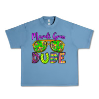 Pebble Blue mardi gras dude olivia Urban Heavy Tee - OliviaCreatesArt