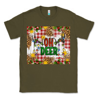 Army Green Oh Deer Classic Tee - Artiststas
