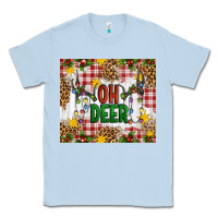 Dusty Blue Oh Deer Classic Tee - Artiststas