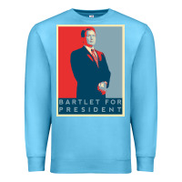 Ocean Blue Bartlet For President Lover Gift Premium Sweatshirt - maiPhamDesign