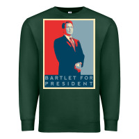 Sports Green Bartlet For President Lover Gift Premium Sweatshirt - maiPhamDesign