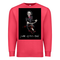 Cardinal Saw I Want To Play A Game Picture Premium Sweatshirt - maiPhamDesign