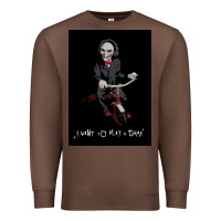 Chestnut Saw I Want To Play A Game Picture Premium Sweatshirt - maiPhamDesign